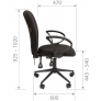 Компьютерное кресло CHAIRMAN 9801 BLACK - Изображение 3